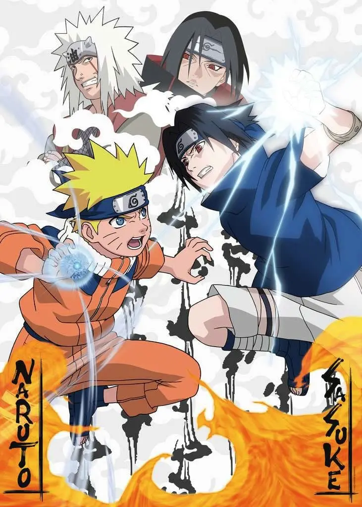 Puzzle Naruto Naruto vs. Sasuke (1000 elementów) zdjęcie produktu