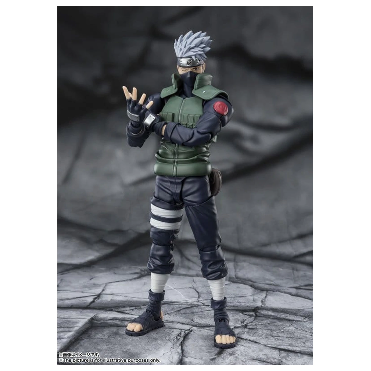 Naruto S.H.Figuarts Figurka akcji Kakashi Hatake -The famed Sharingan Hero- 16 cm zdjęcie produktu
