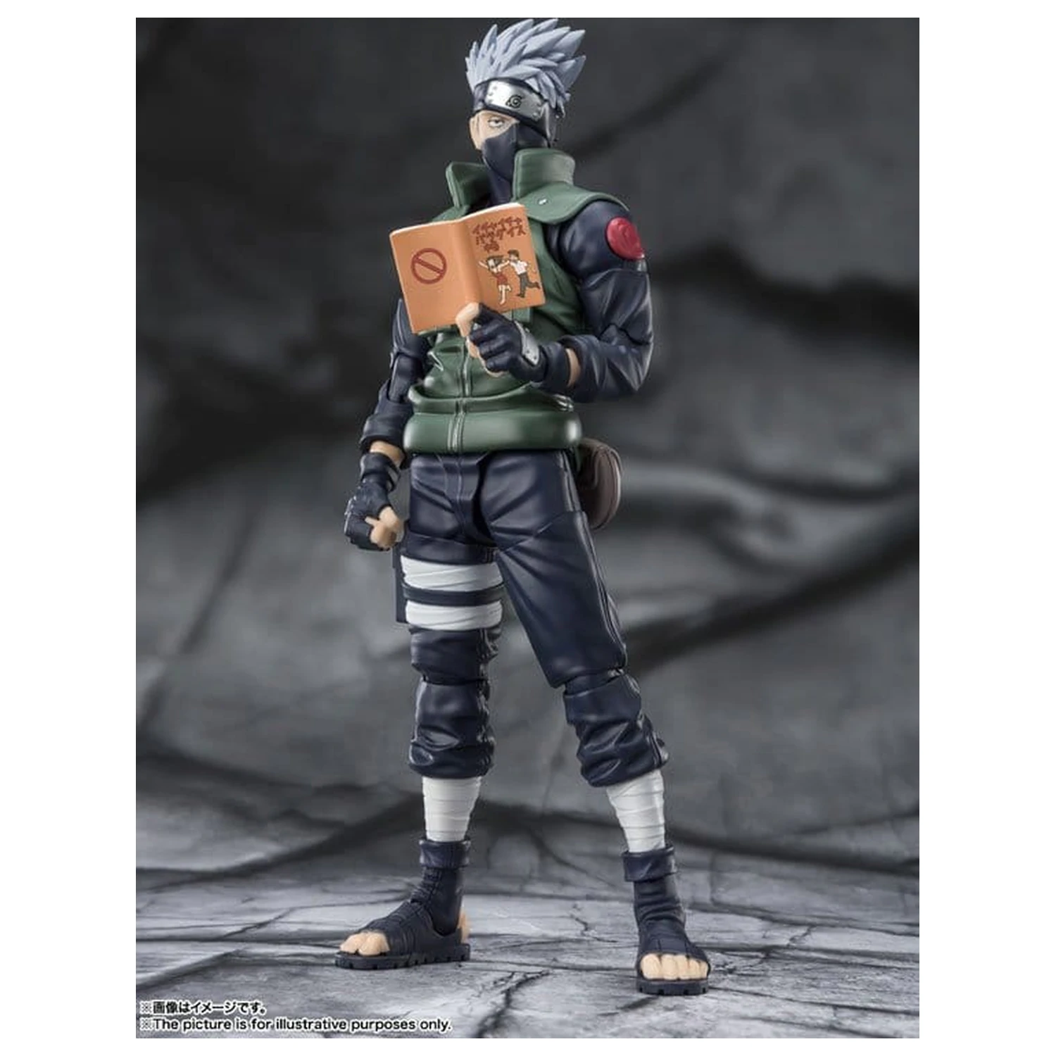 Naruto S.H.Figuarts Figurka akcji Kakashi Hatake -The famed Sharingan Hero- 16 cm zdjęcie produktu