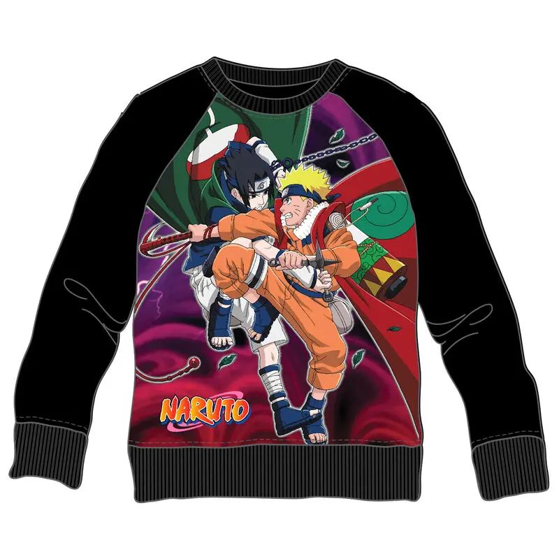 Bluza dziecięca z kapturem Naruto Sasuke and Naruto Fight zdjęcie produktu