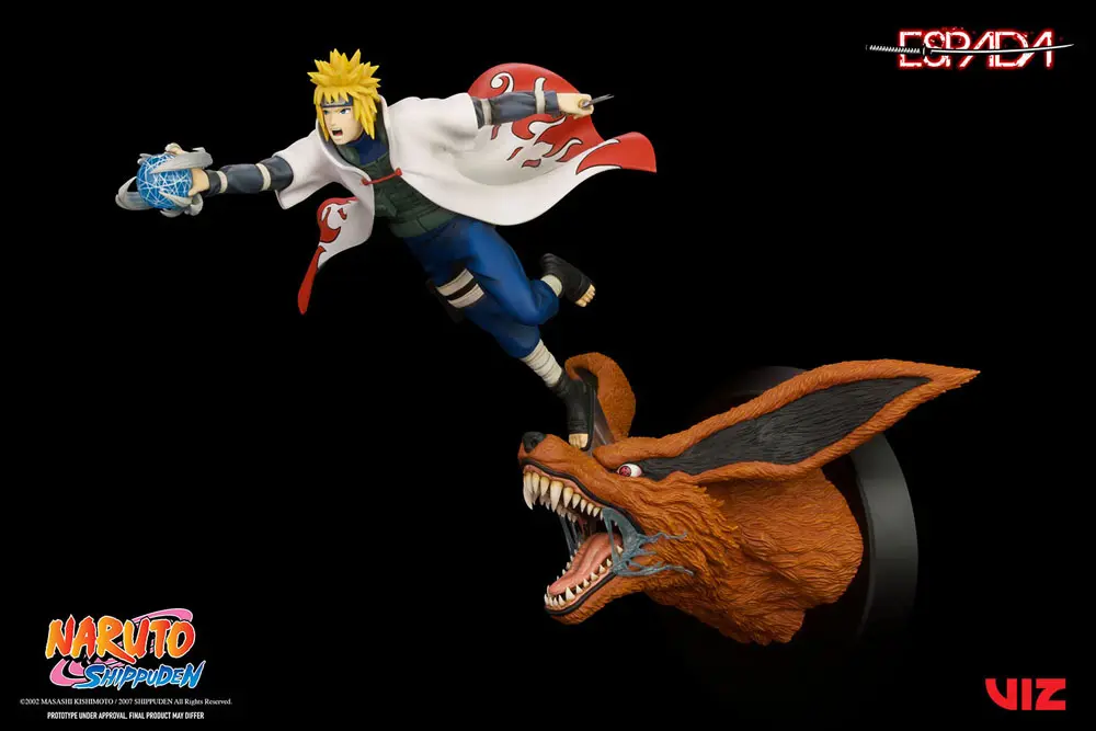 Naruto Shippuden PVC Statuetka 1/8 Minato Namikaze Vs Nine Tailed Fox 41 cm zdjęcie produktu