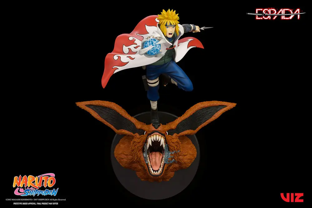 Naruto Shippuden PVC Statuetka 1/8 Minato Namikaze Vs Nine Tailed Fox 41 cm zdjęcie produktu