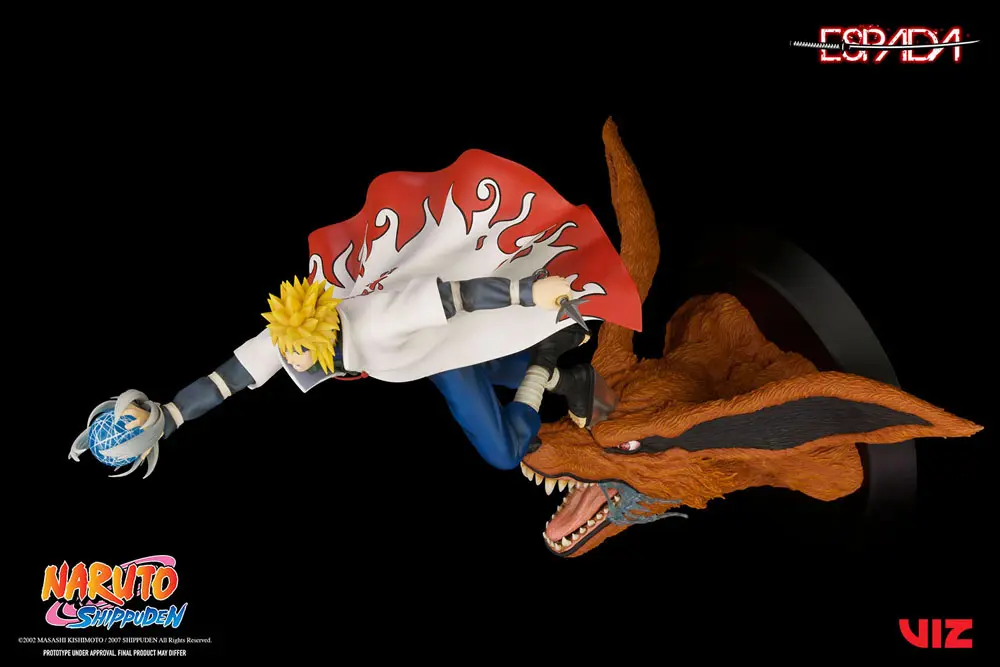 Naruto Shippuden PVC Statuetka 1/8 Minato Namikaze Vs Nine Tailed Fox 41 cm zdjęcie produktu