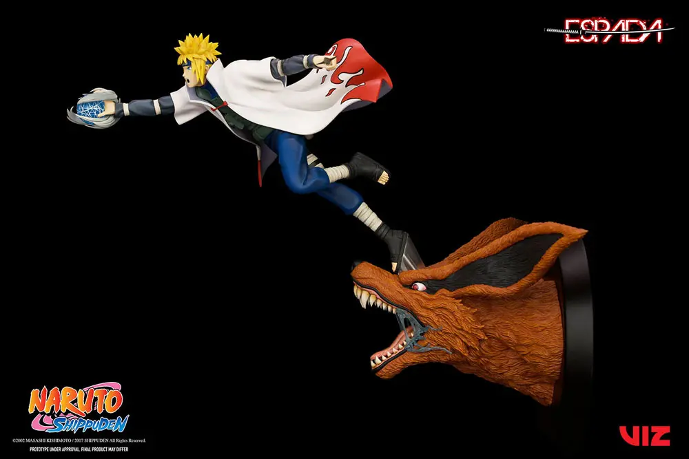 Naruto Shippuden PVC Statuetka 1/8 Minato Namikaze Vs Nine Tailed Fox 41 cm zdjęcie produktu