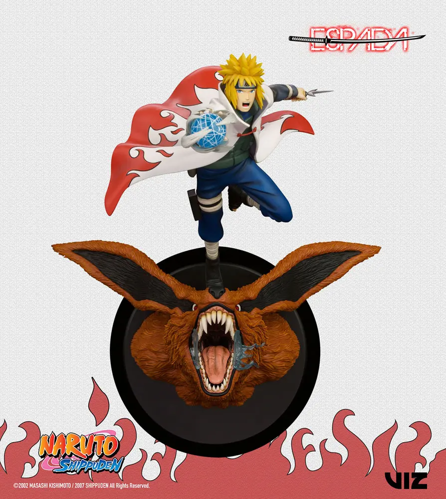 Naruto Shippuden PVC Statuetka 1/8 Minato Namikaze Vs Nine Tailed Fox 41 cm zdjęcie produktu