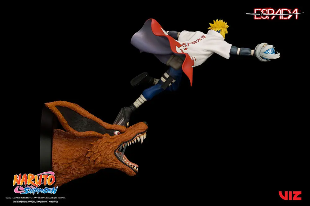 Naruto Shippuden PVC Statuetka 1/8 Minato Namikaze Vs Nine Tailed Fox 41 cm zdjęcie produktu