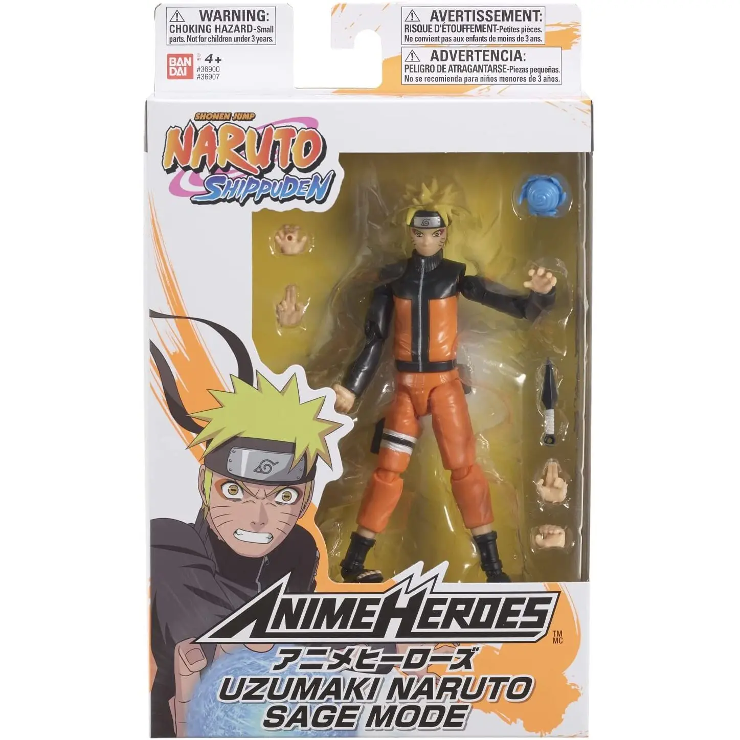 Naruto Shippuden Anime Heroes Naruto Uzumaki Saga Mode figurka 15cm zdjęcie produktu