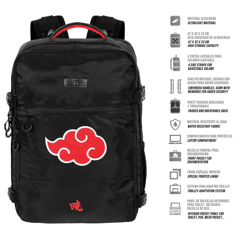 Plecak Naruto Shippuden Clouds 49cm zdjęcie produktu