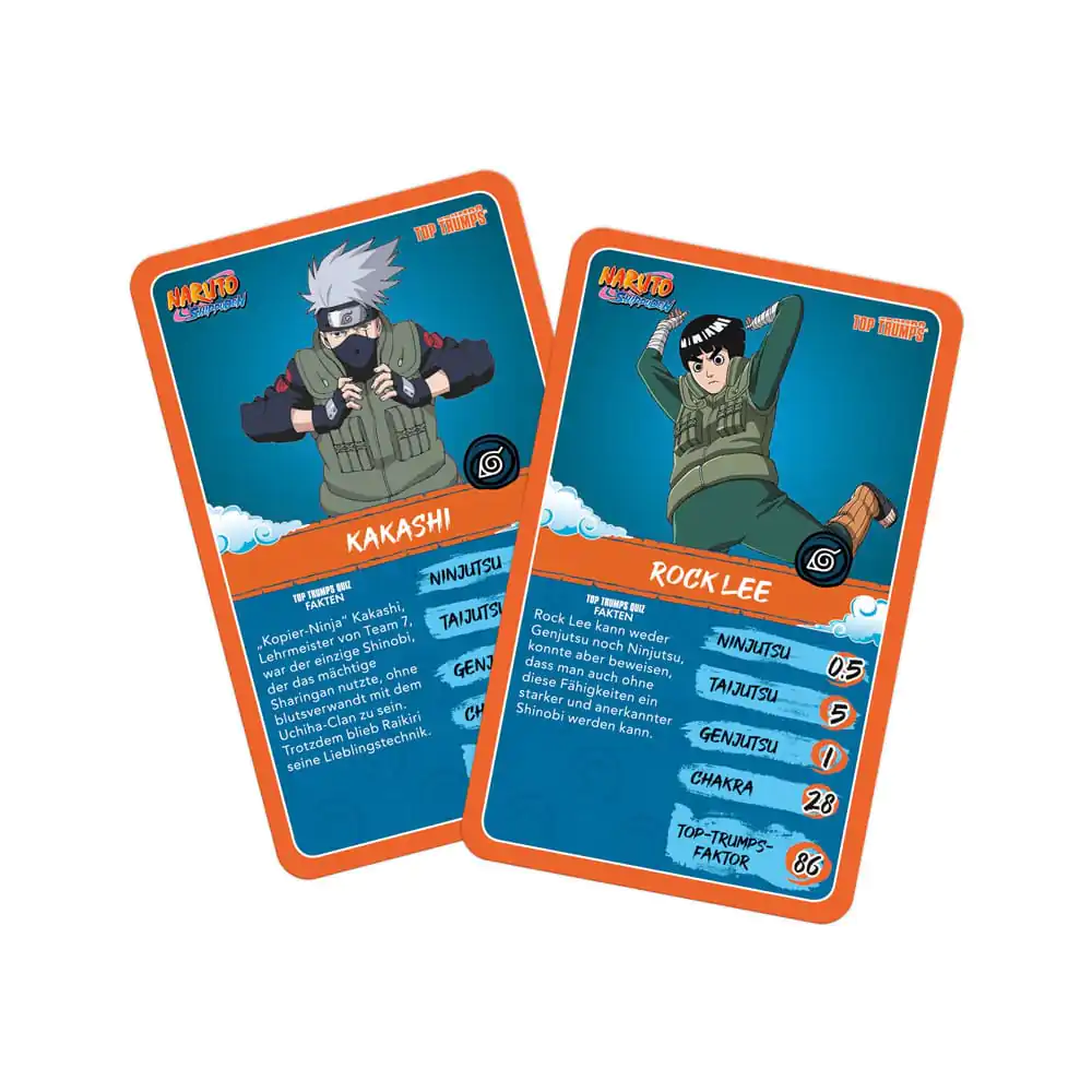 Naruto Shippuden Collectible Card Game Top Trumps Quiz Anime Collectible *German Version* - Kolekcjonerska Gra Karciana zdjęcie produktu