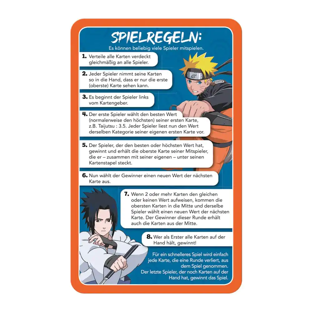 Naruto Shippuden Collectible Card Game Top Trumps Quiz Anime Collectible *German Version* - Kolekcjonerska Gra Karciana zdjęcie produktu