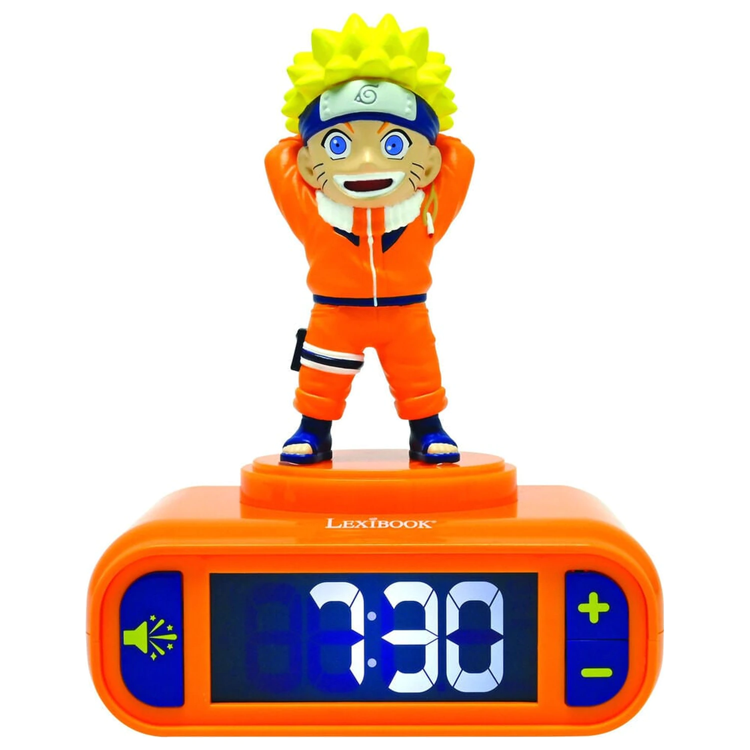 Naruto Shippuden cyfrowy budzik z lampką nocną 3D zdjęcie produktu