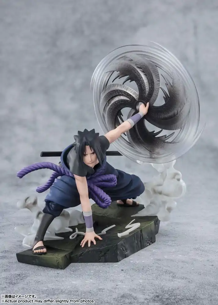 Naruto Shippuden FiguartsZERO Extra Battle Statuetka PVC Sasuke Uchiha -The Light & Dark of the Mangekyo Sharingan- 20 cm zdjęcie produktu