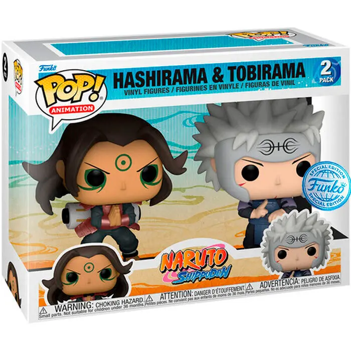 Naruto Shippuden POP! Animation Figurki winylowe 2-Pack Hashirama & Tobirama 9 cm zdjęcie produktu