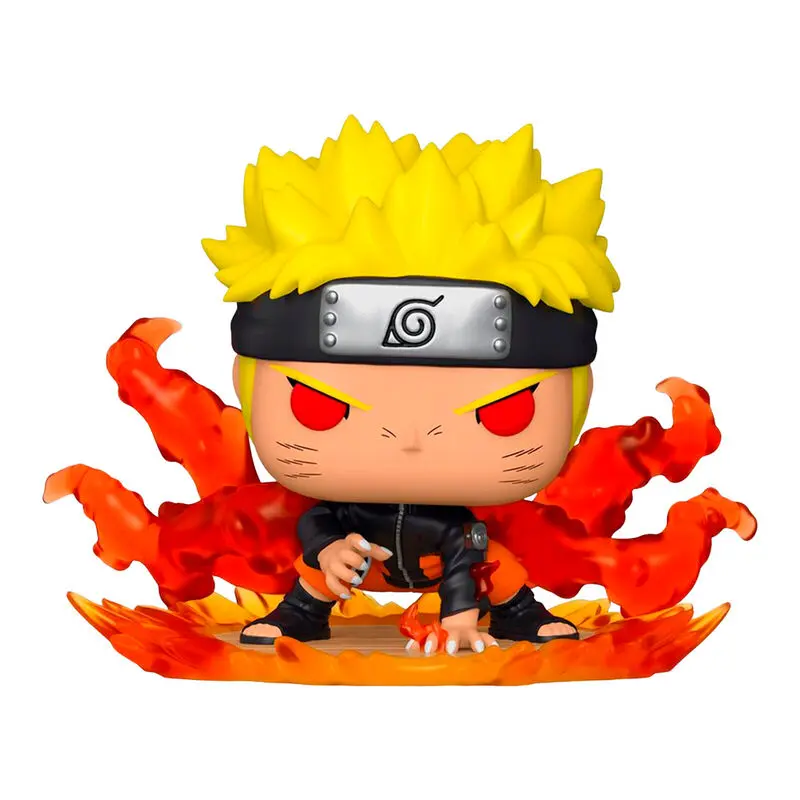 Naruto Shippuden POP! Deluxe Figurka Winylowa Naruto Uzumaki jako Dziewięcioogoniasty Specjalna Edycja 9 cm zdjęcie produktu