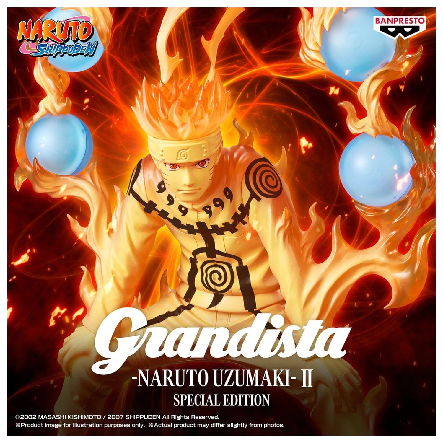Naruto Shippuden Grandista II Special Edition Naruto Uzumaki figurka 27 cm zdjęcie produktu