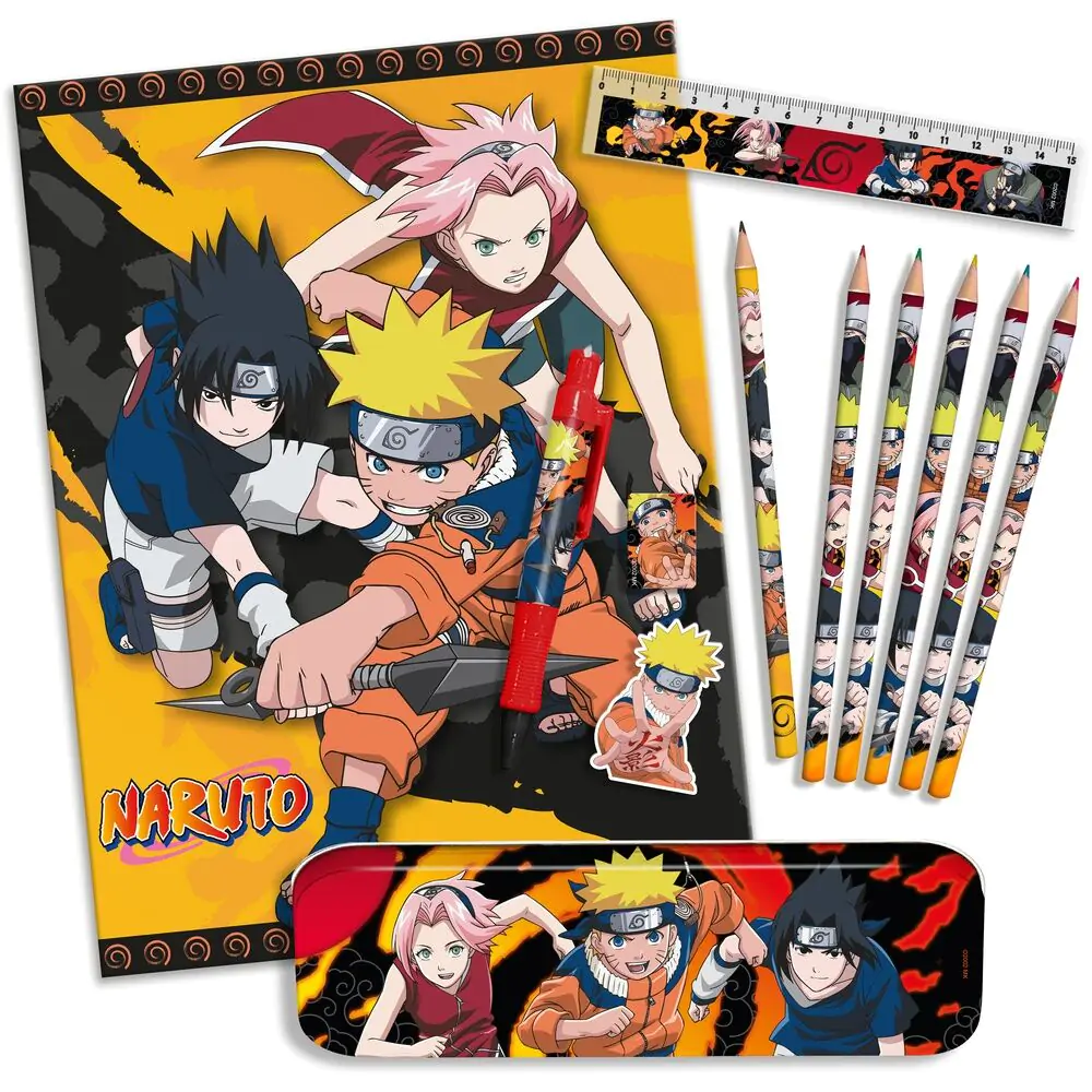 Naruto Shippuden zestaw artykułów papierniczych zdjęcie produktu