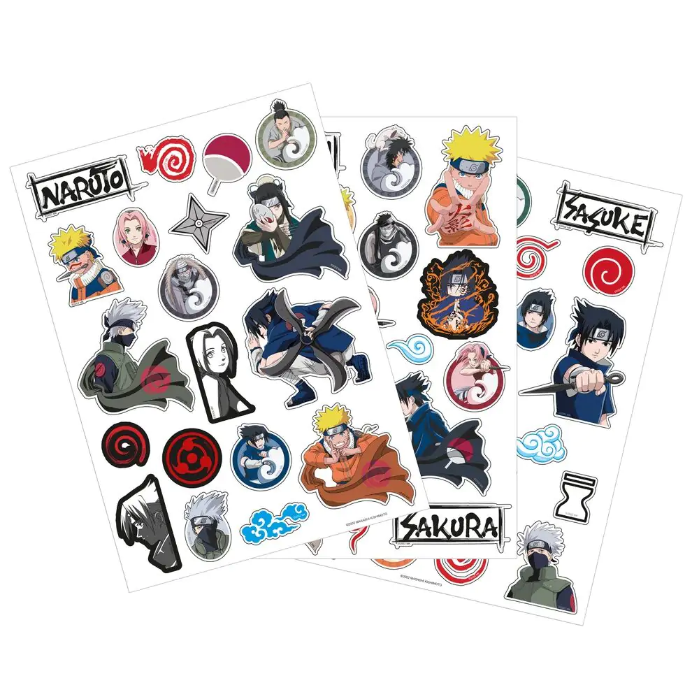 Naruto Shippuden Zestaw usuwalnych naklejek zdjęcie produktu