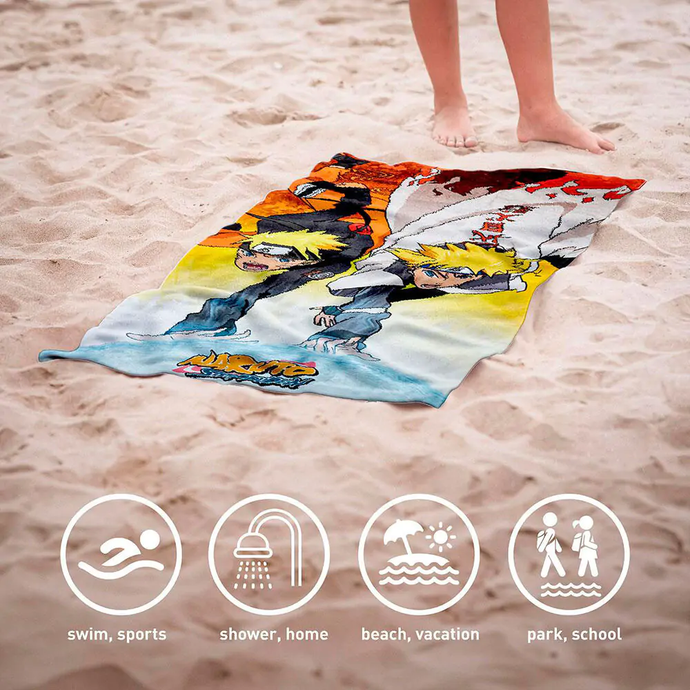 Naruto Shippuden Ręcznik Premium Naruto & Minato 70 x 140 cm zdjęcie produktu