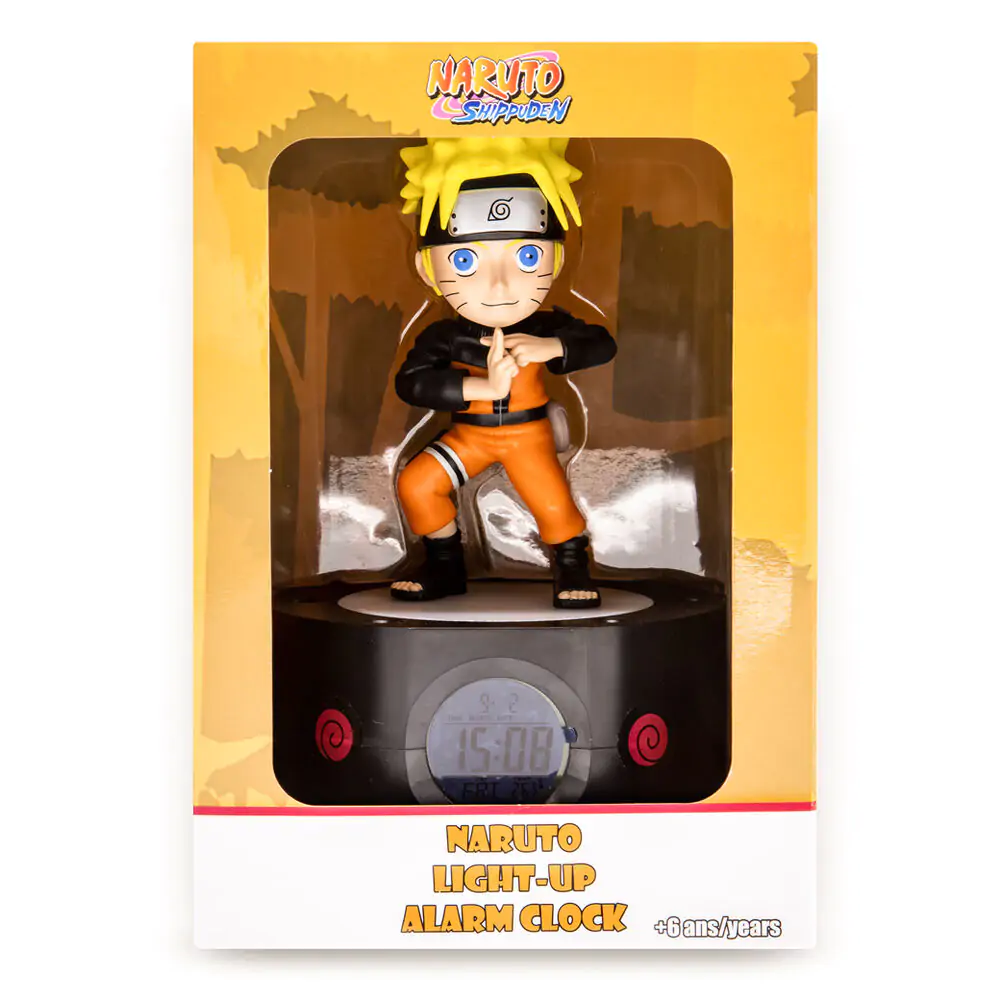 Budzik Naruto Shippuden z lampką Naruto 18 cm zdjęcie produktu