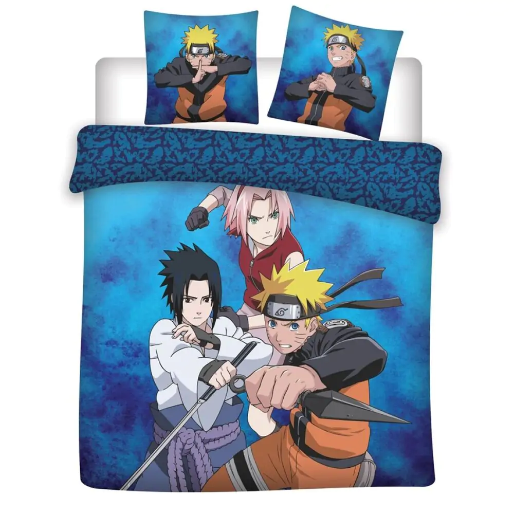 Naruto Shippuden bawełniana poszwa na kołdrę na łóżko 135 cm zdjęcie produktu