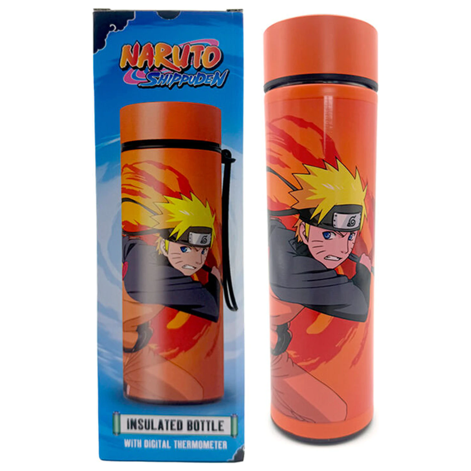 Termos Naruto Shippuden butelka ze stali nierdzewnej z termometrem 450ml zdjęcie produktu