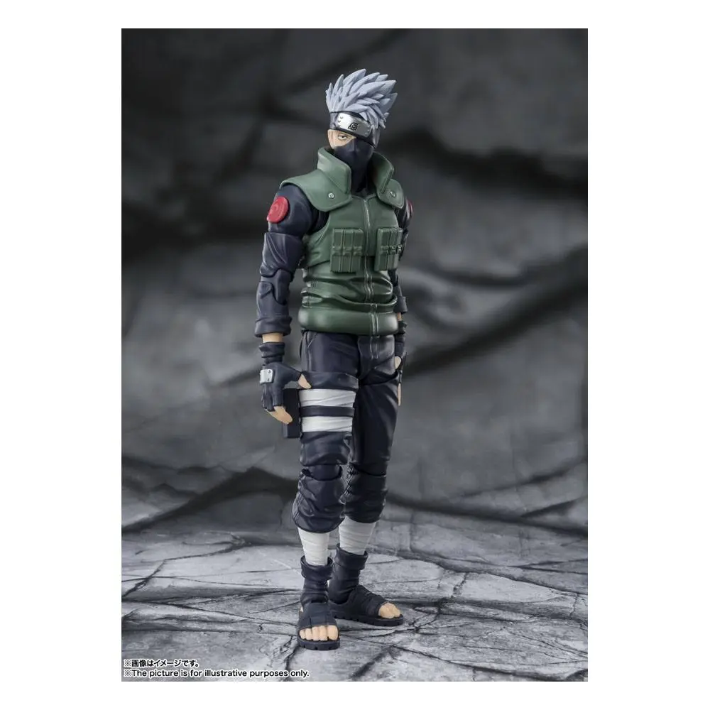 Naruto Shippuden S.H. Figuarts Figurka Akcji Kakashi Hatake -The famed Sharingan Hero- 16 cm zdjęcie produktu