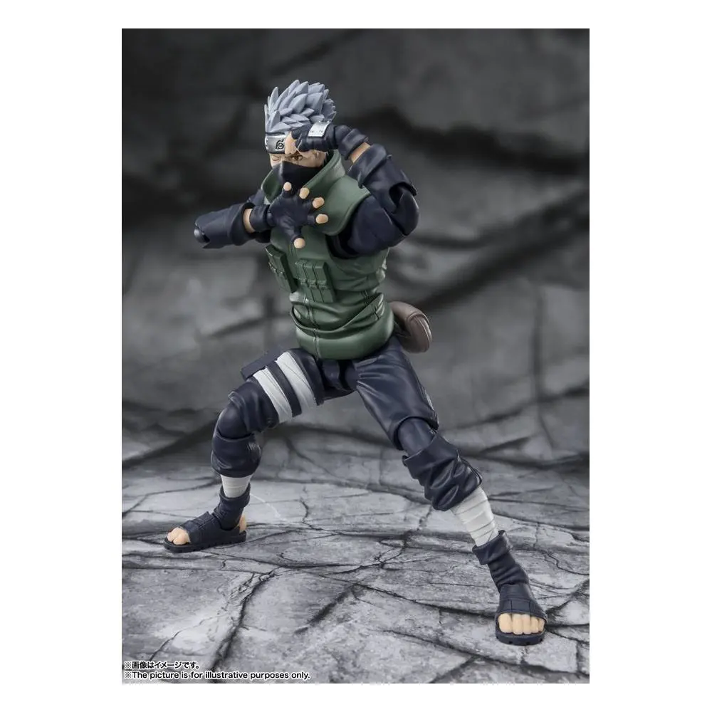 Naruto Shippuden S.H. Figuarts Figurka Akcji Kakashi Hatake -The famed Sharingan Hero- 16 cm zdjęcie produktu