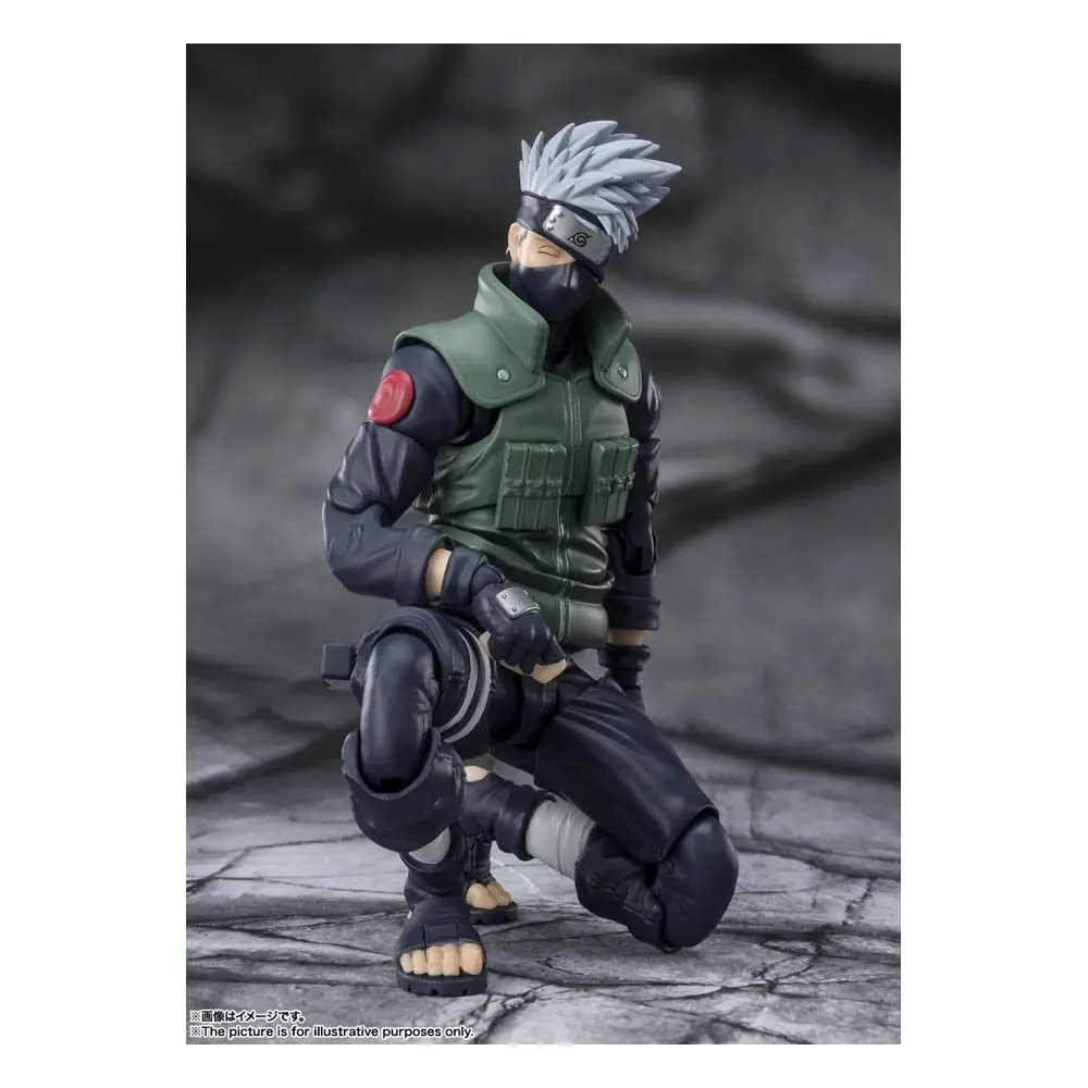 Naruto Shippuden S.H. Figuarts Figurka Akcji Kakashi Hatake -The famed Sharingan Hero- 16 cm zdjęcie produktu