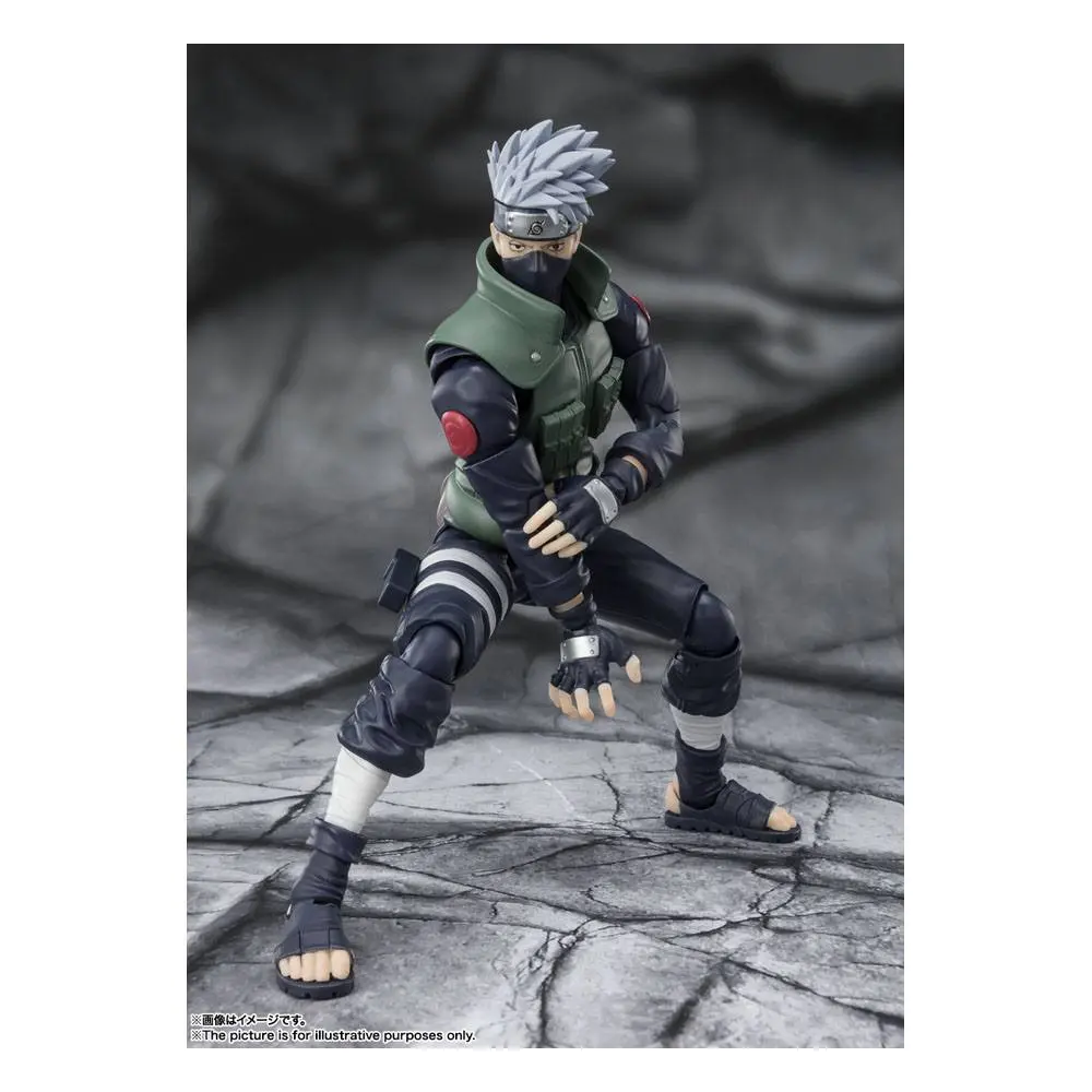 Naruto Shippuden S.H. Figuarts Figurka Akcji Kakashi Hatake -The famed Sharingan Hero- 16 cm zdjęcie produktu