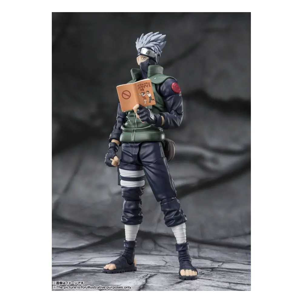 Naruto Shippuden S.H. Figuarts Figurka Akcji Kakashi Hatake -The famed Sharingan Hero- 16 cm zdjęcie produktu