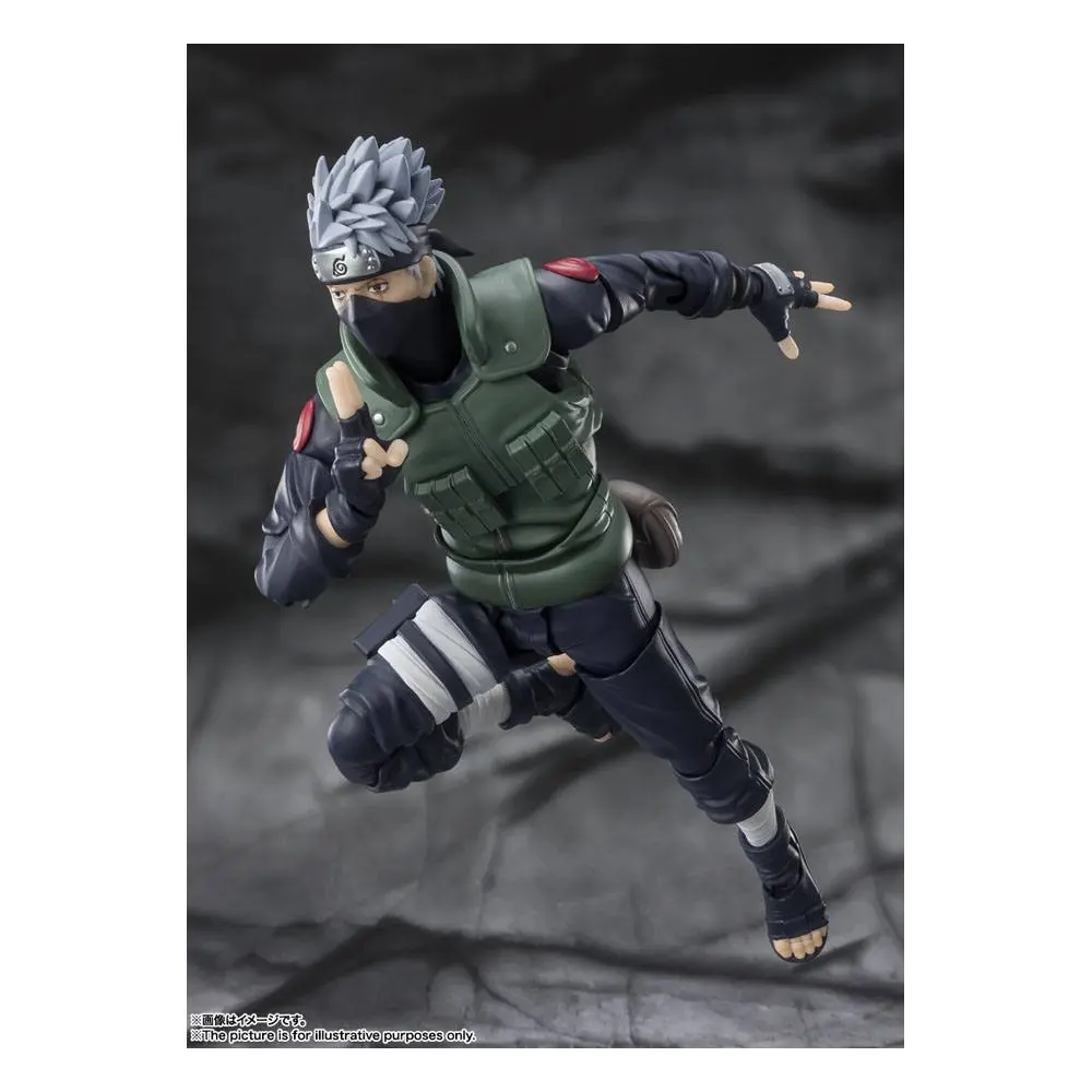 Naruto Shippuden S.H. Figuarts Figurka Akcji Kakashi Hatake -The famed Sharingan Hero- 16 cm zdjęcie produktu