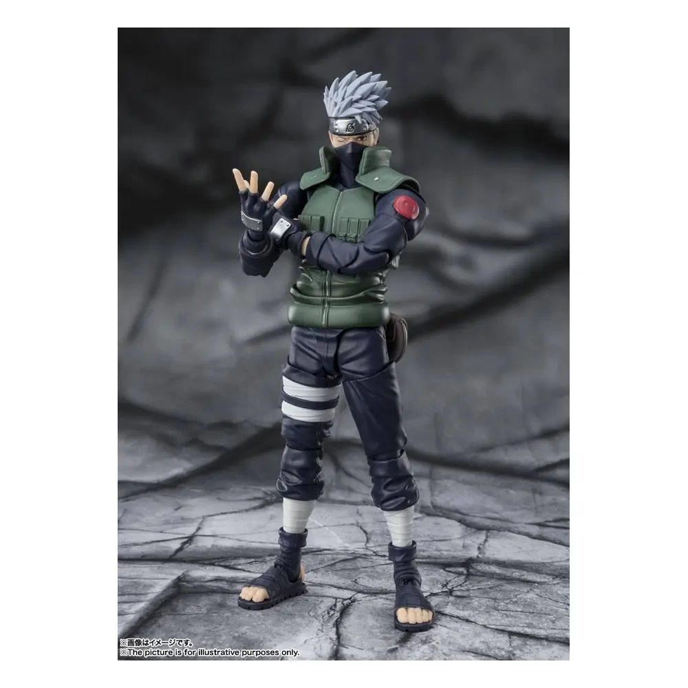 Naruto Shippuden S.H. Figuarts Figurka Akcji Kakashi Hatake -The famed Sharingan Hero- 16 cm zdjęcie produktu