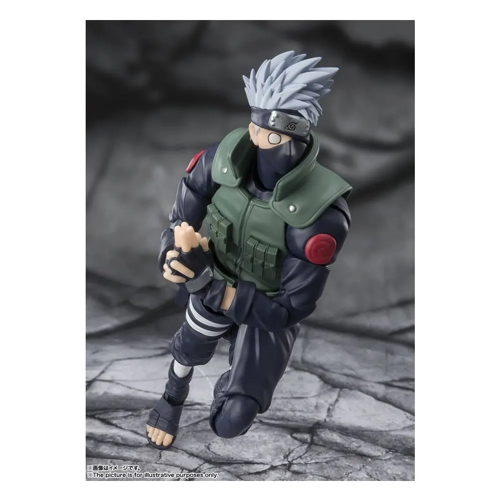 Naruto Shippuden S.H. Figuarts Figurka Akcji Kakashi Hatake -The famed Sharingan Hero- 16 cm zdjęcie produktu