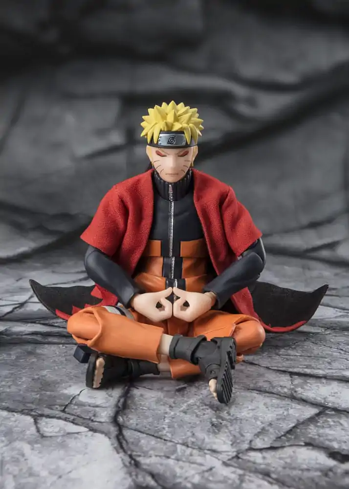 Naruto Shippuden S.H. Figuarts Figurka Akcji Naruto Uzumaki (Sage Mode) - Wybawca Konohy 15 cm zdjęcie produktu