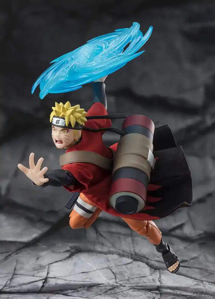 Naruto Shippuden S.H. Figuarts Figurka Akcji Naruto Uzumaki (Sage Mode) - Wybawca Konohy 15 cm zdjęcie produktu