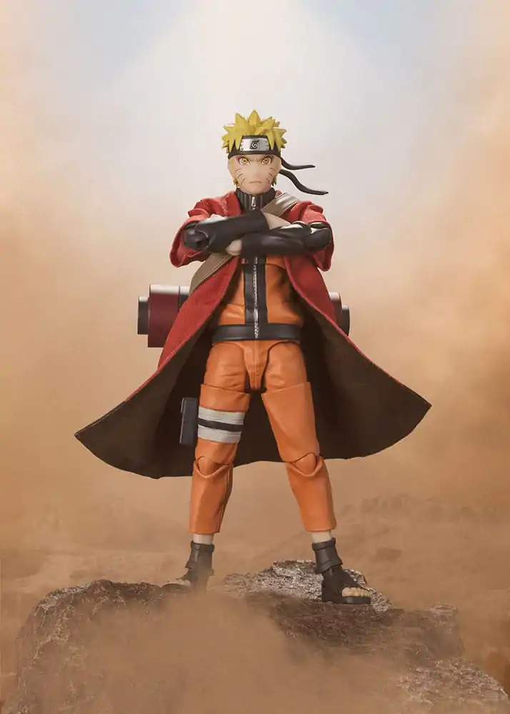 Naruto Shippuden S.H. Figuarts Figurka Akcji Naruto Uzumaki (Sage Mode) - Wybawca Konohy 15 cm zdjęcie produktu