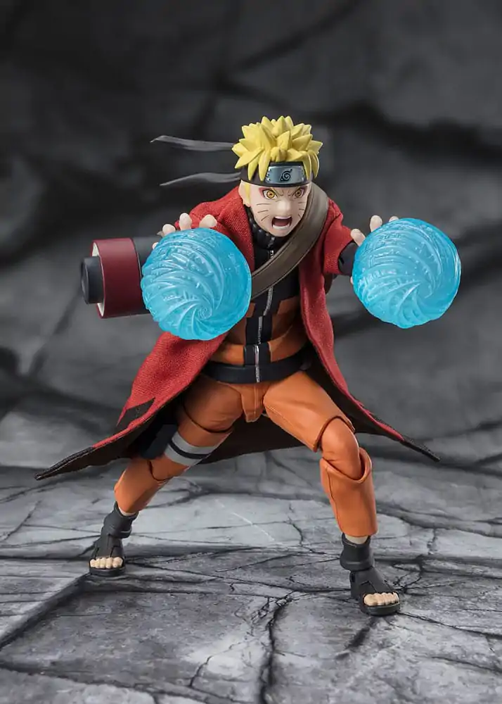 Naruto Shippuden S.H. Figuarts Figurka Akcji Naruto Uzumaki (Sage Mode) - Wybawca Konohy 15 cm zdjęcie produktu