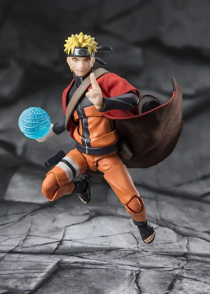 Naruto Shippuden S.H. Figuarts Figurka Akcji Naruto Uzumaki (Sage Mode) - Wybawca Konohy 15 cm zdjęcie produktu