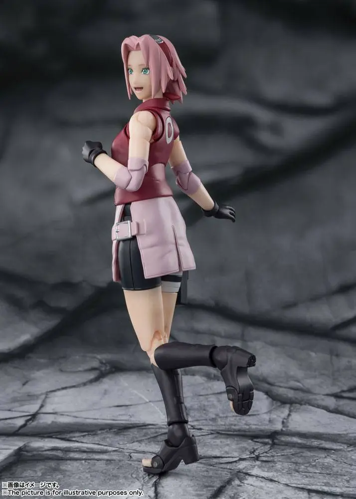 Naruto Shippuden S.H. Figuarts Figurka Akcji Sakura Haruno -Dzierżczyni niezłomnej woli Tsunade- 14 cm zdjęcie produktu