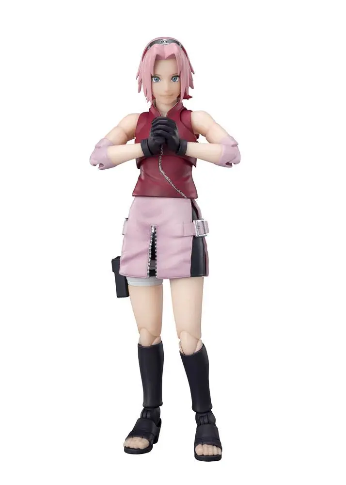 Naruto Shippuden S.H. Figuarts Figurka Akcji Sakura Haruno -Dzierżczyni niezłomnej woli Tsunade- 14 cm zdjęcie produktu