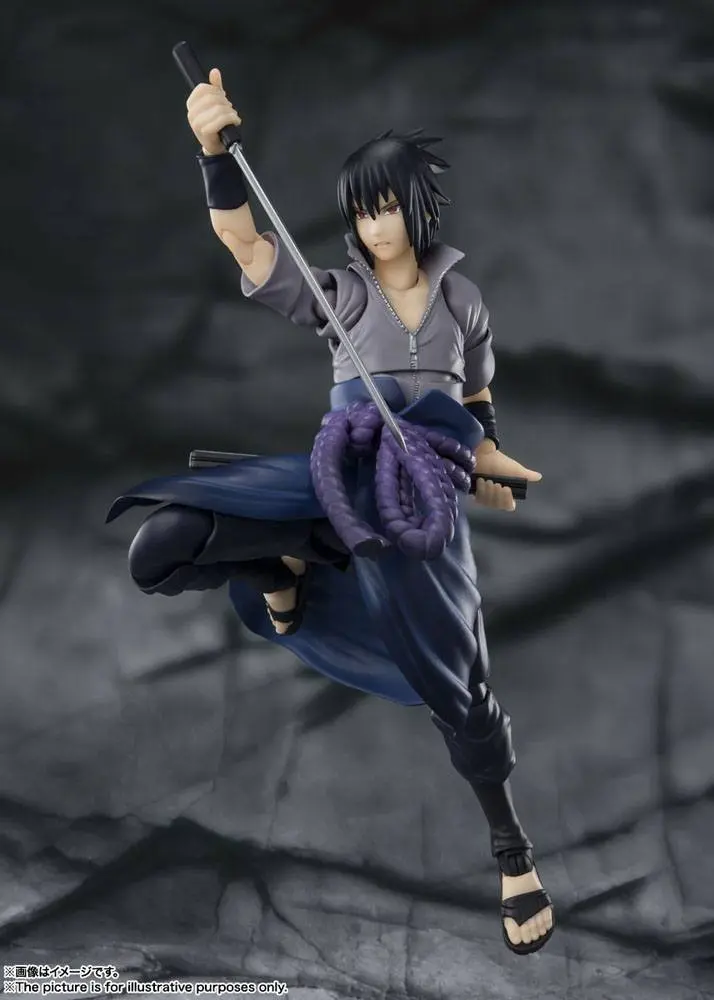 Naruto Shippuden S.H. Figuarts Figurka Akcji Sasuke Uchiha -He who bears all Hatred- 15 cm zdjęcie produktu