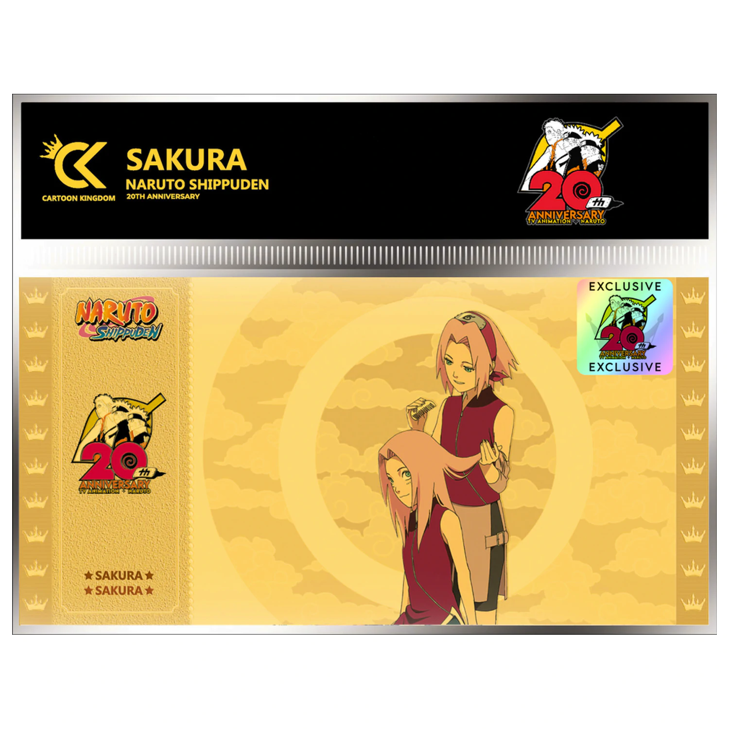 Naruto Shippuden Sakura Golden Ticket 20th Anniversary zdjęcie produktu