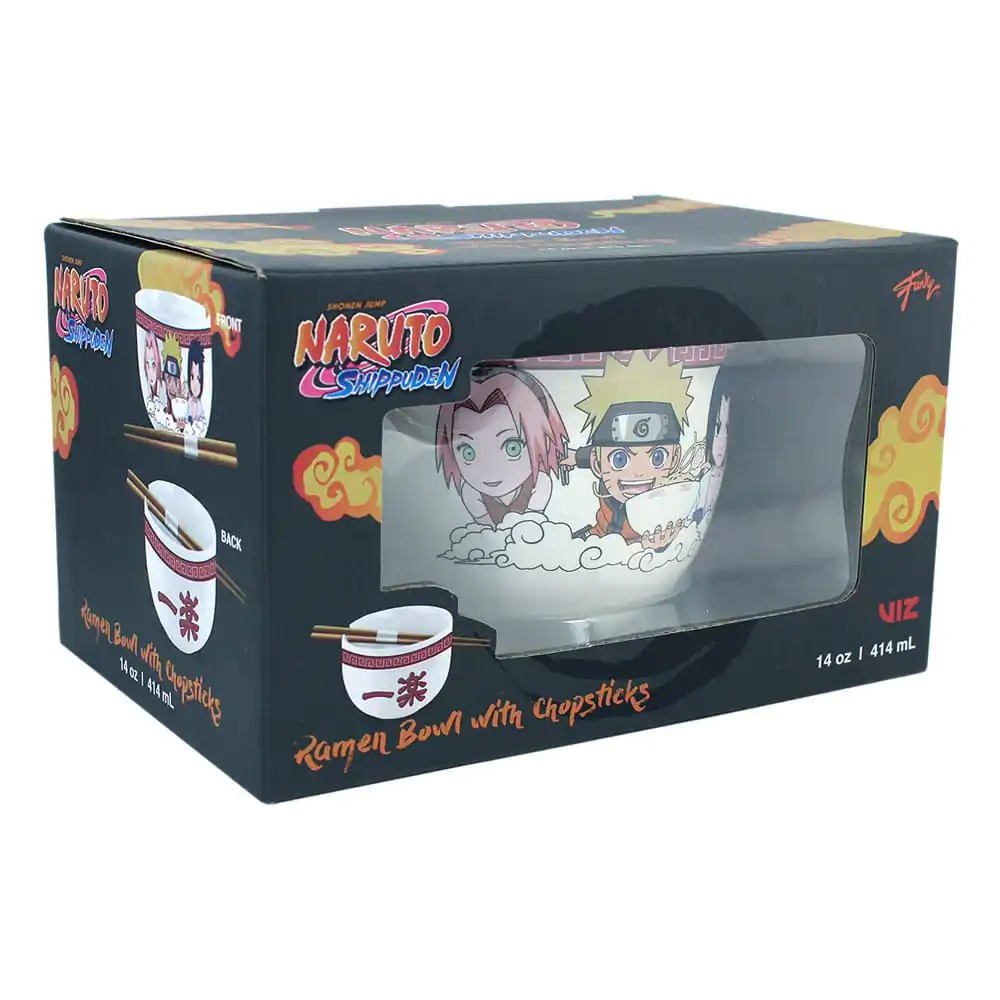 Naruto Shippuden Miska do Ramenu z Pałeczkami Drużyna Siódma 414 ml zdjęcie produktu