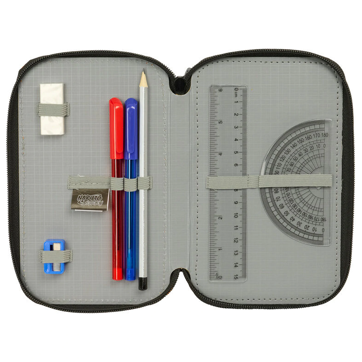 Naruto Shippuden potrójny piórnik 37 szt. zdjęcie produktu