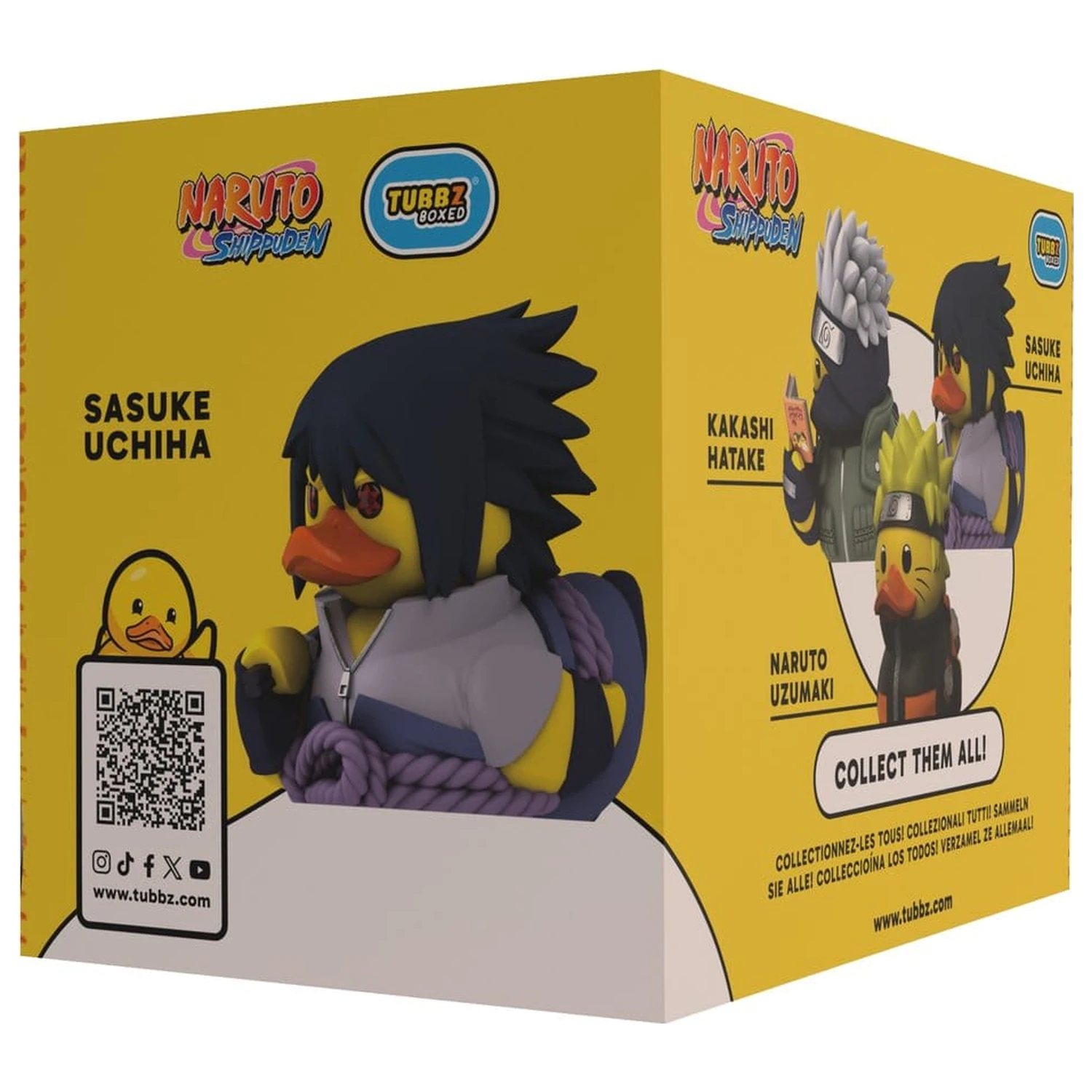 Naruto Shippuden Tubbz PVC figurka Sasuke Uchiha Boxed Edition 10 cm zdjęcie produktu