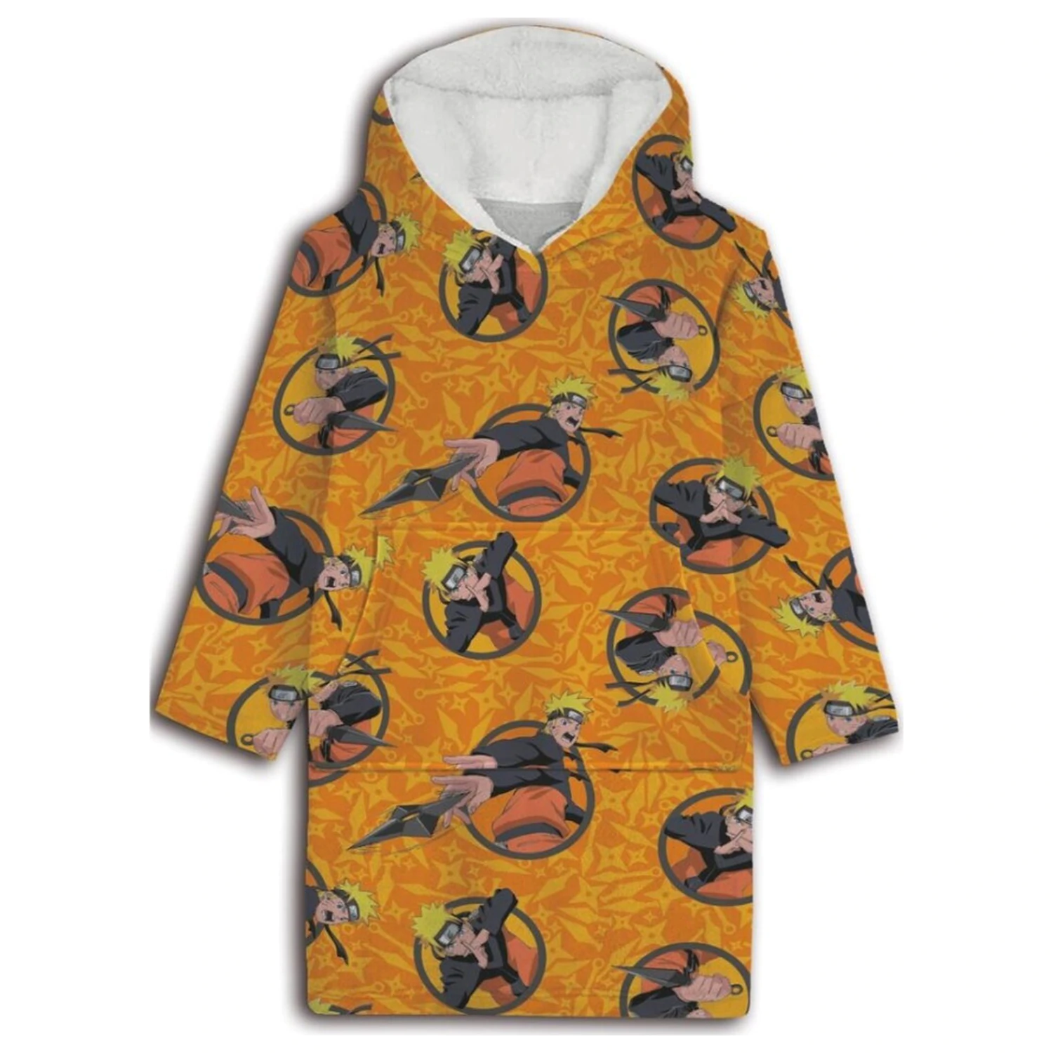 Naruto Shuriken Adult Wearable Plush Koc polarowy ponczo zdjęcie produktu