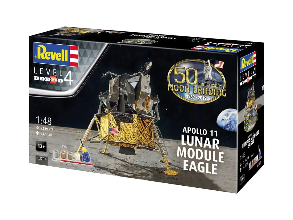 NASA Model Kit Zestaw Upominkowy 1/48 Apollo 11 Lunar Module Eagle 14 cm zdjęcie produktu