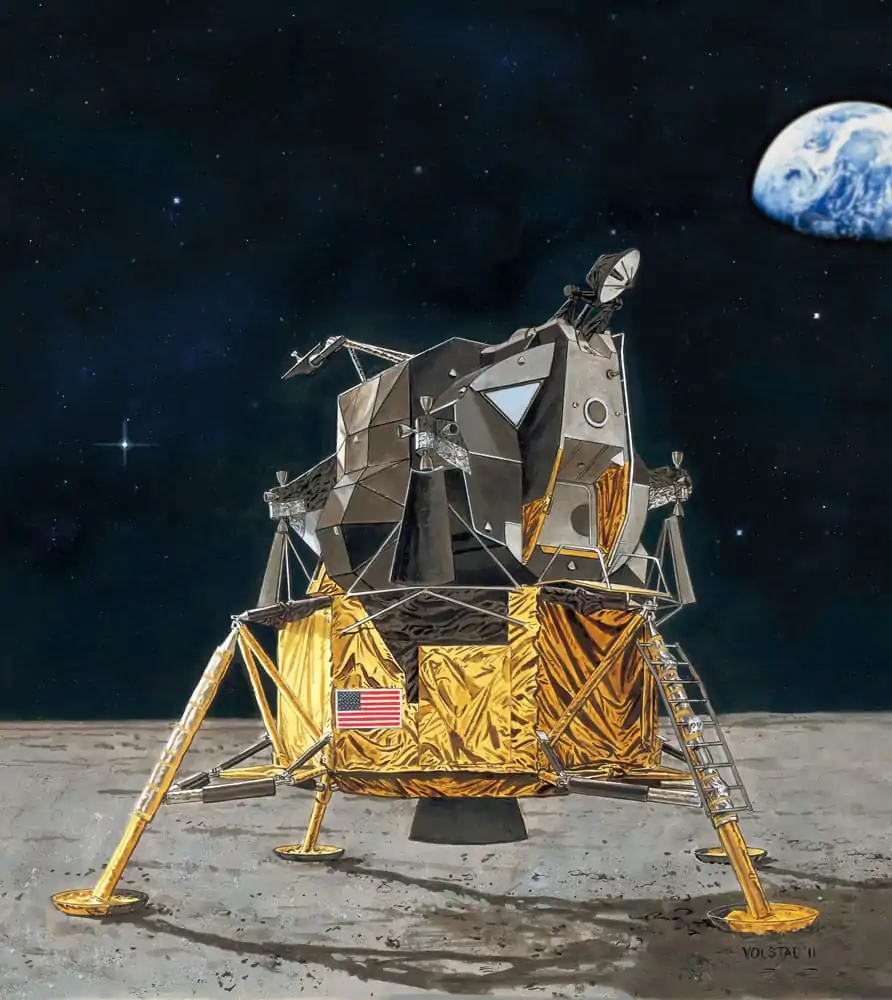 NASA Model Kit Zestaw Upominkowy 1/48 Apollo 11 Lunar Module Eagle 14 cm zdjęcie produktu