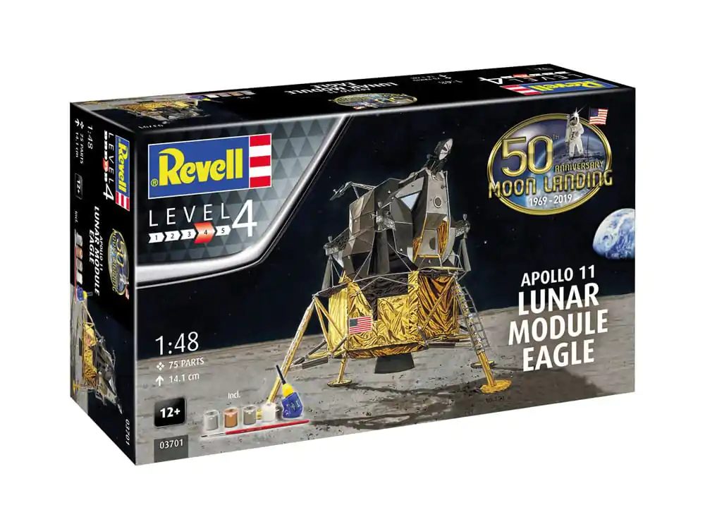 NASA Model Kit Zestaw Upominkowy 1/48 Apollo 11 Lunar Module Eagle 14 cm zdjęcie produktu