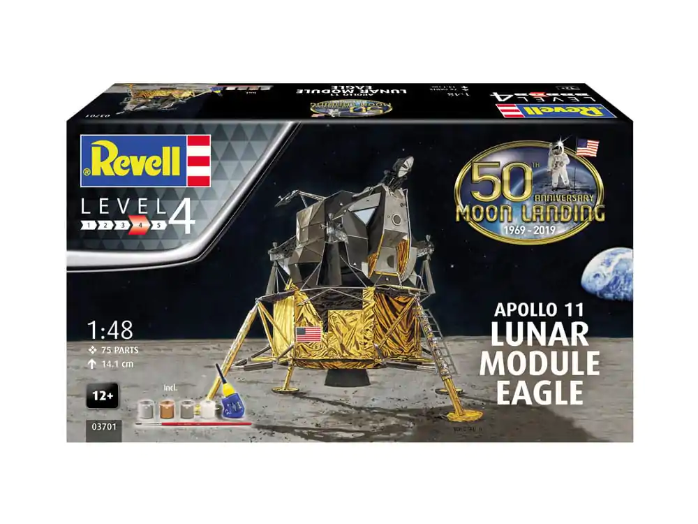 NASA Model Kit Zestaw Upominkowy 1/48 Apollo 11 Lunar Module Eagle 14 cm zdjęcie produktu